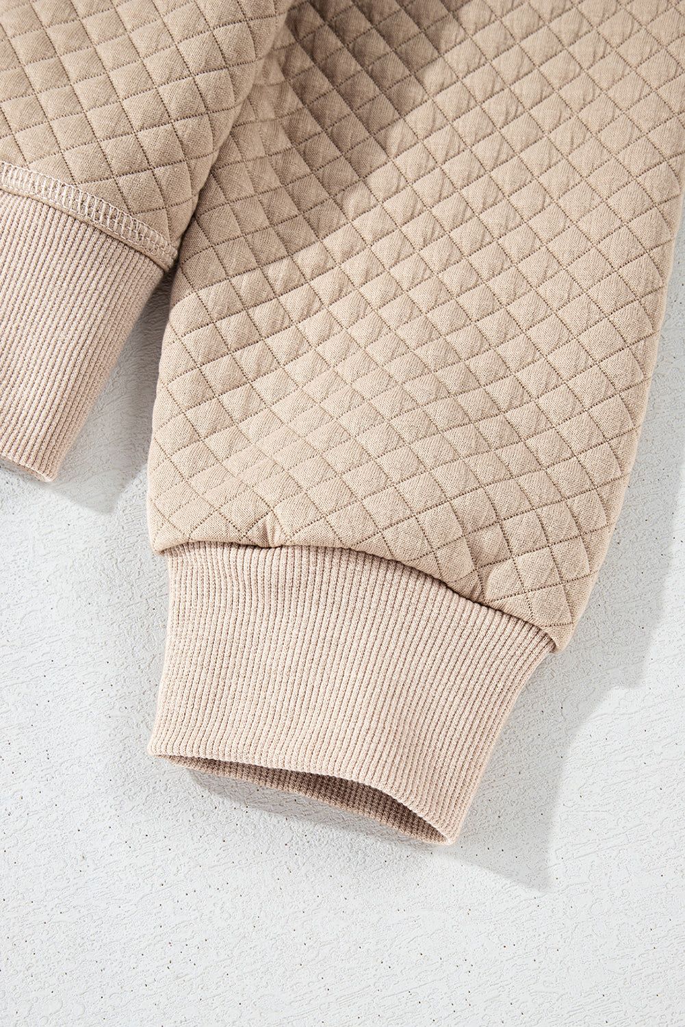 Quilted Long Sleeve Top and Shorts Set