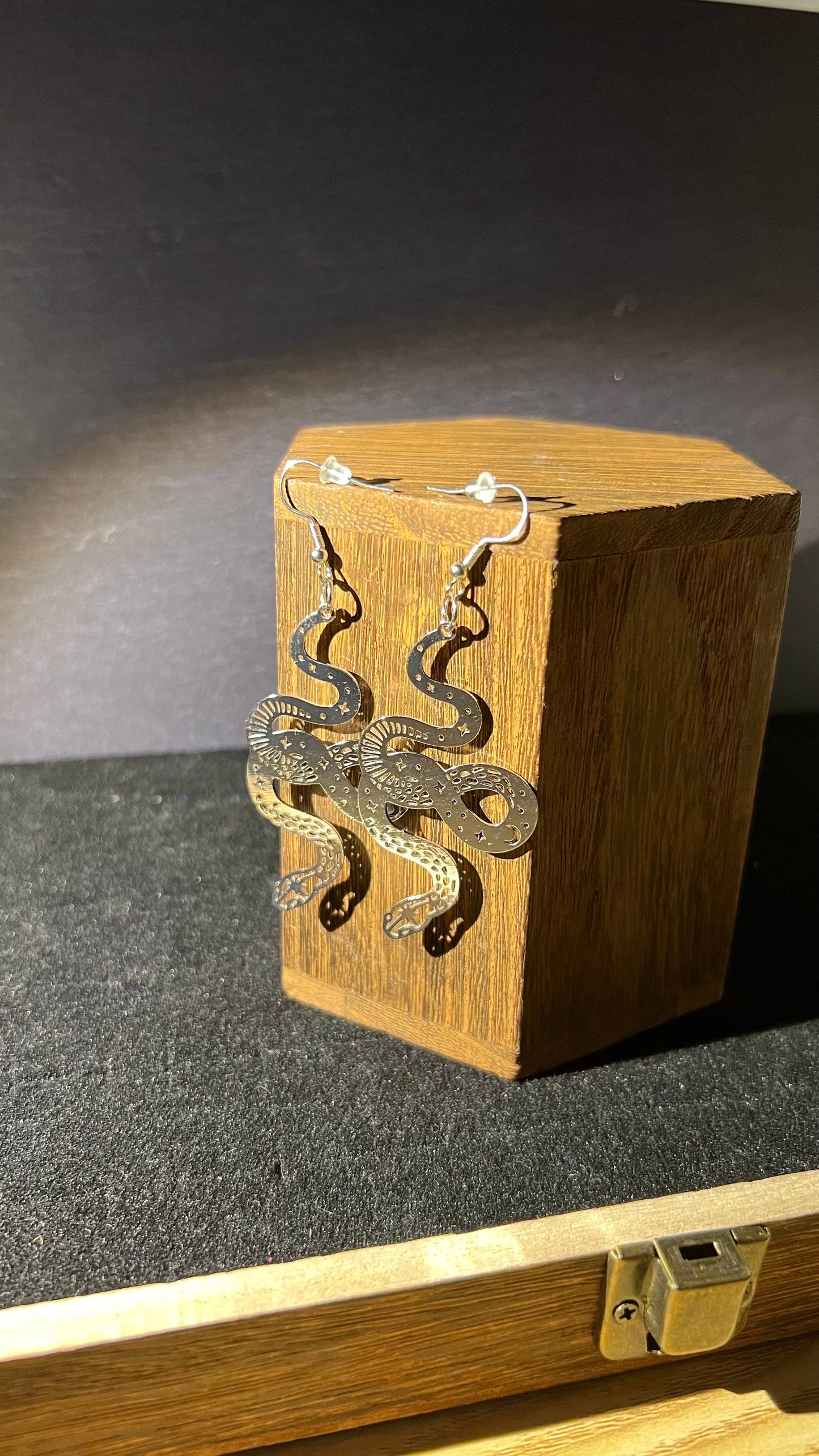 Snake Earrings - Gold and Silver 12 Pairs