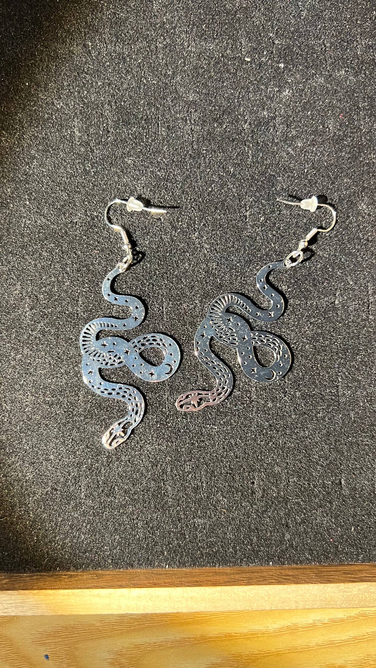 Snake Earrings - Gold and Silver 12 Pairs