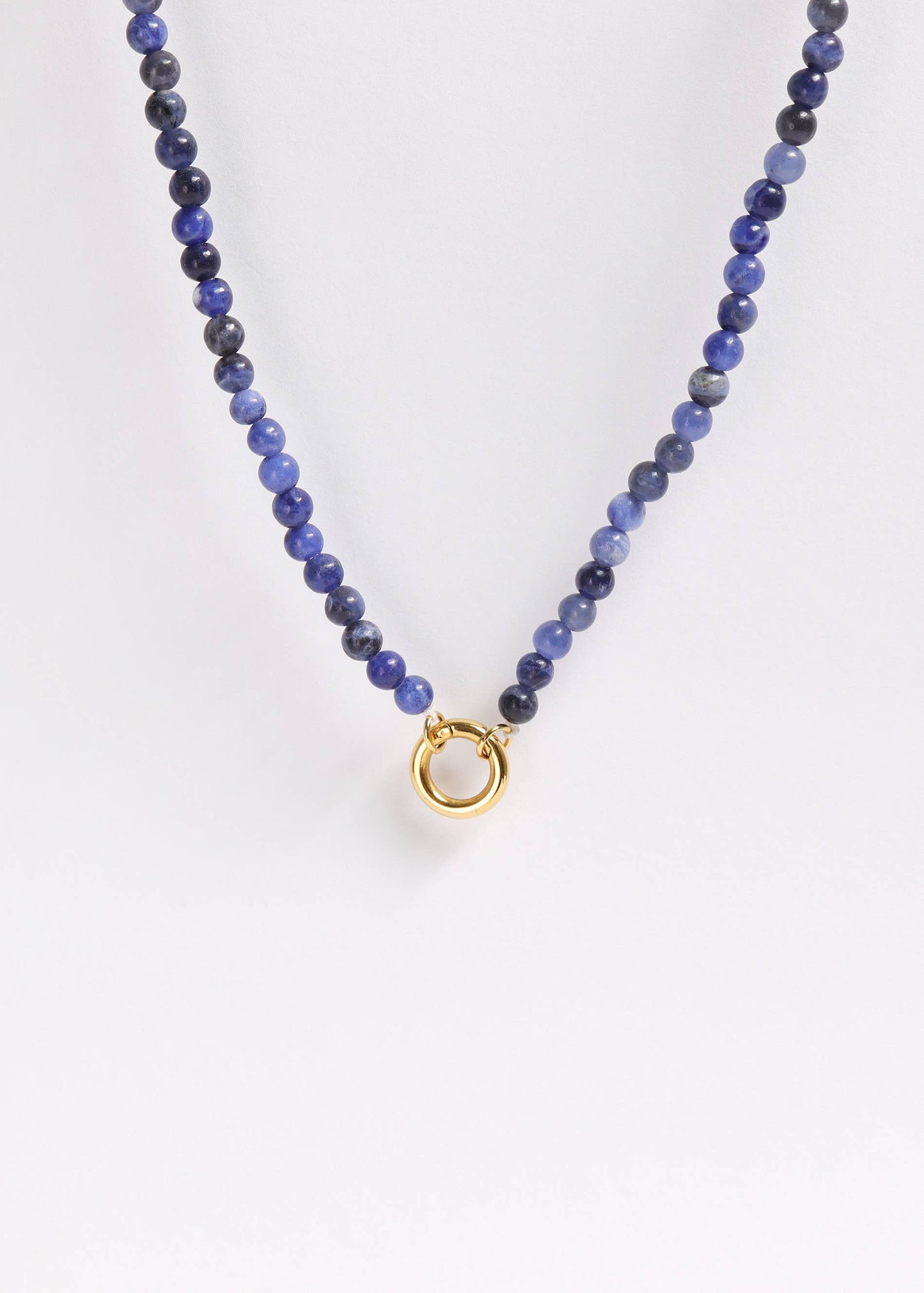 Charm Bar - Natural Stone Charm Keeper Necklace