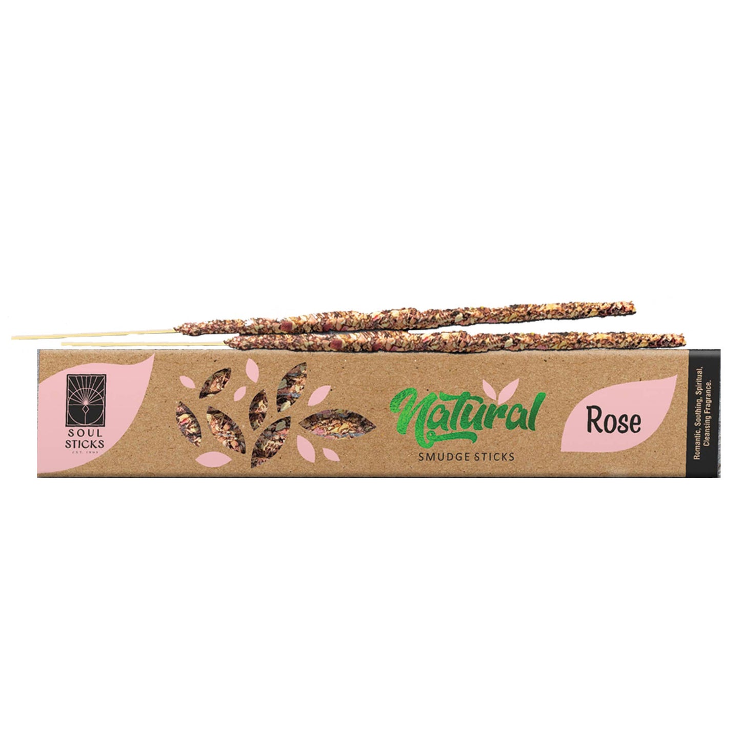 Rose Natural Incense Smudge Sticks