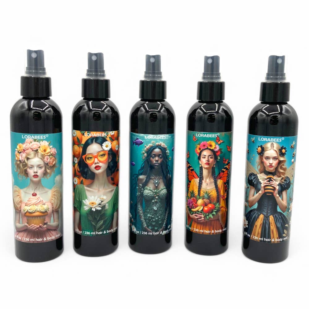 Enchantée Collection 8 oz Scented Hair & Body Spray Mists