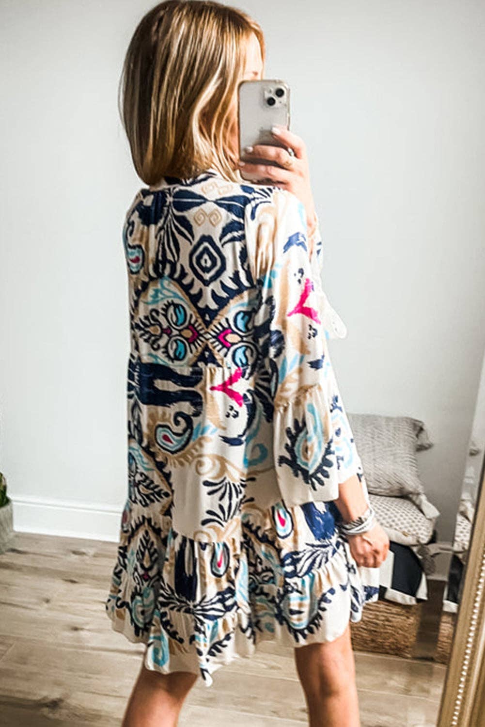 Bracelet Sleeve Mini Dress