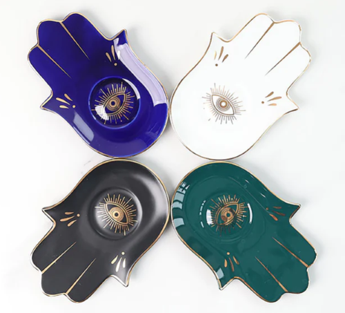 Evil Eye Curio Dish – Ceramic