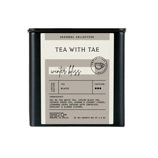 Winter Bliss Holiday Black Tea Gift Tin (20 tea bags)