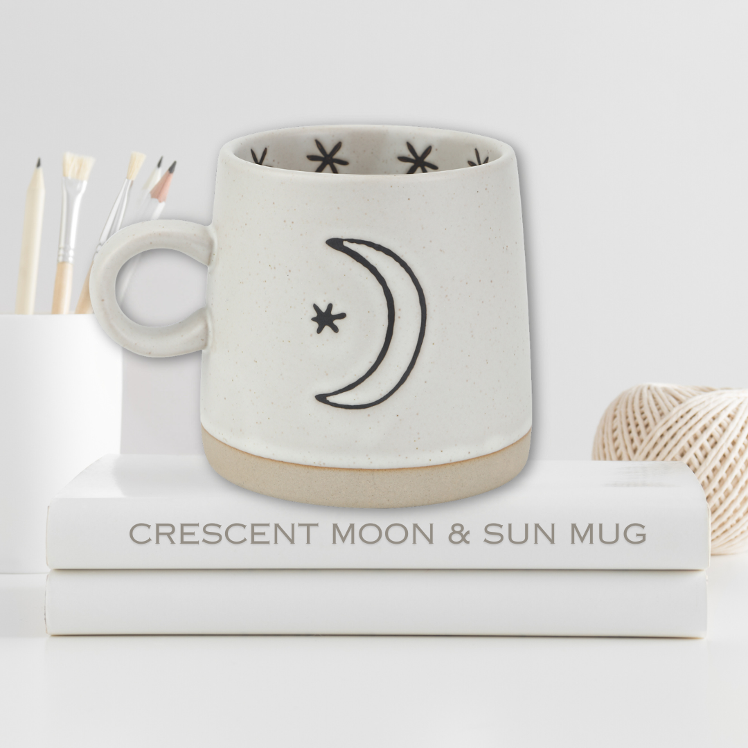 Crescent Moon & Sun Mug