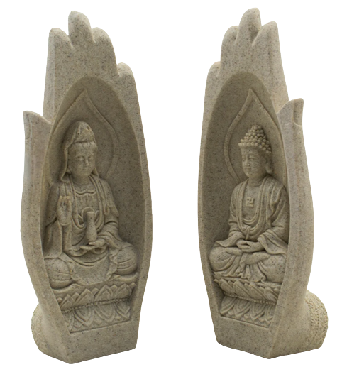 Buddha Sandstone Serenity Hands