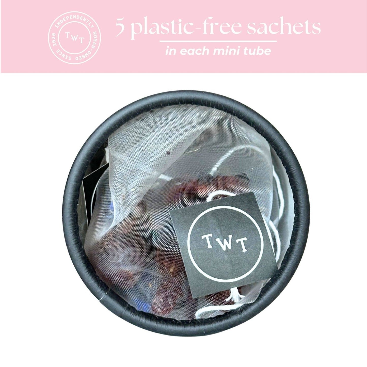 Hibiscus Rose Herbal Mini Tube Gift (5 tea bags)