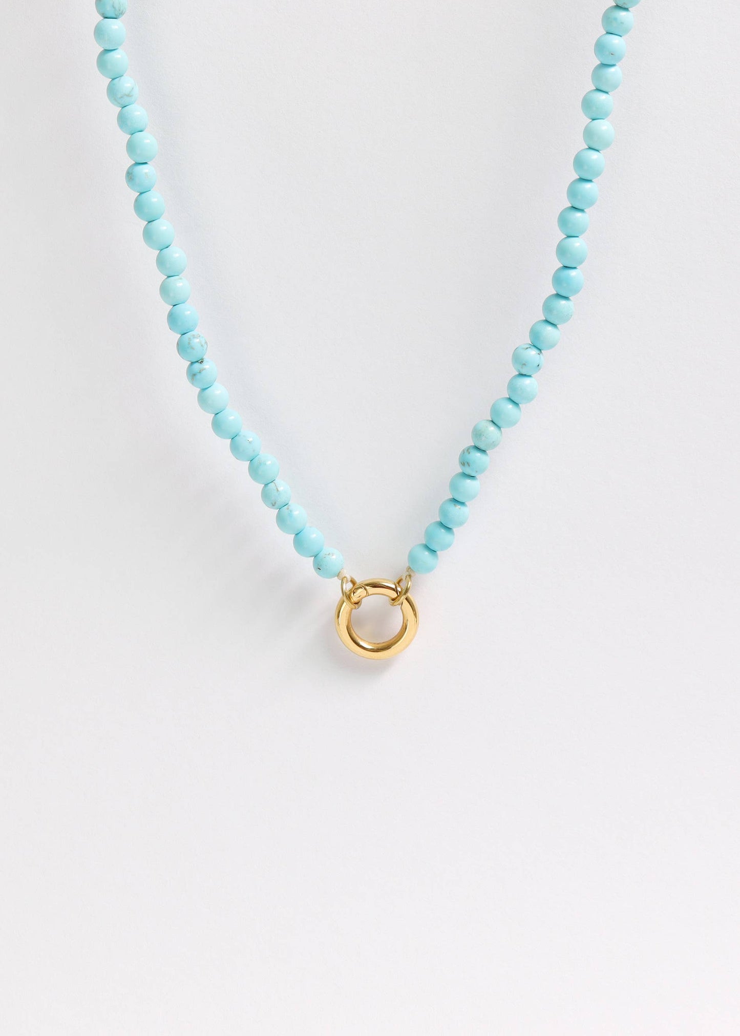 Charm Bar - Natural Stone Charm Keeper Necklace