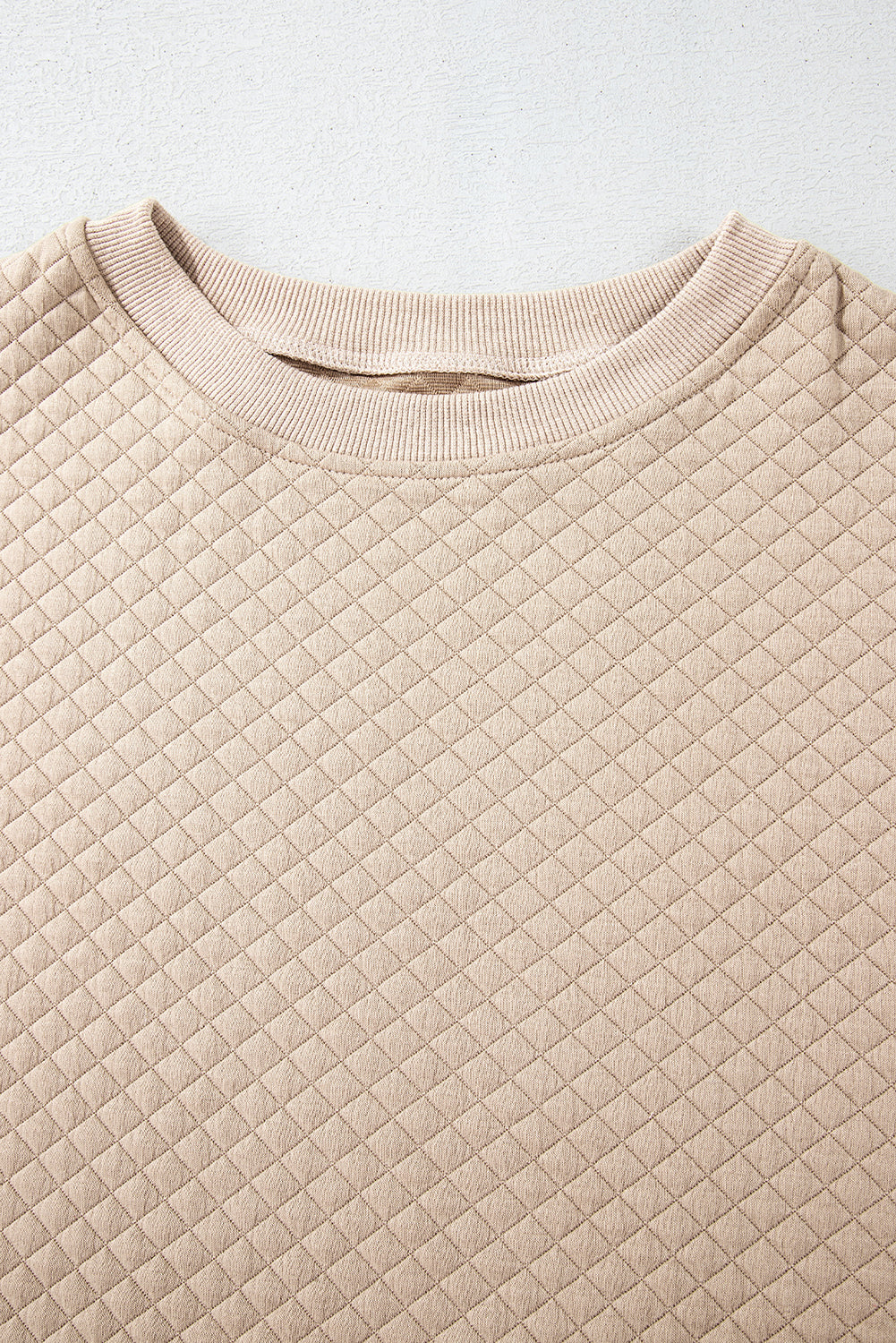 Quilted Long Sleeve Top and Shorts Set