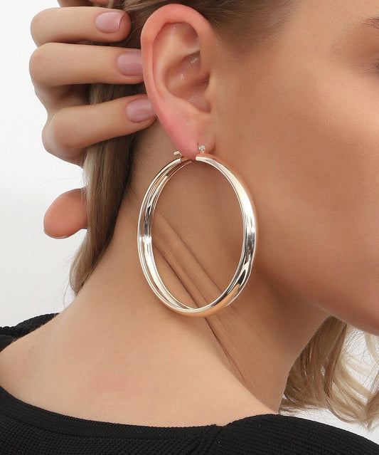 Goldtone Hoop Earrings