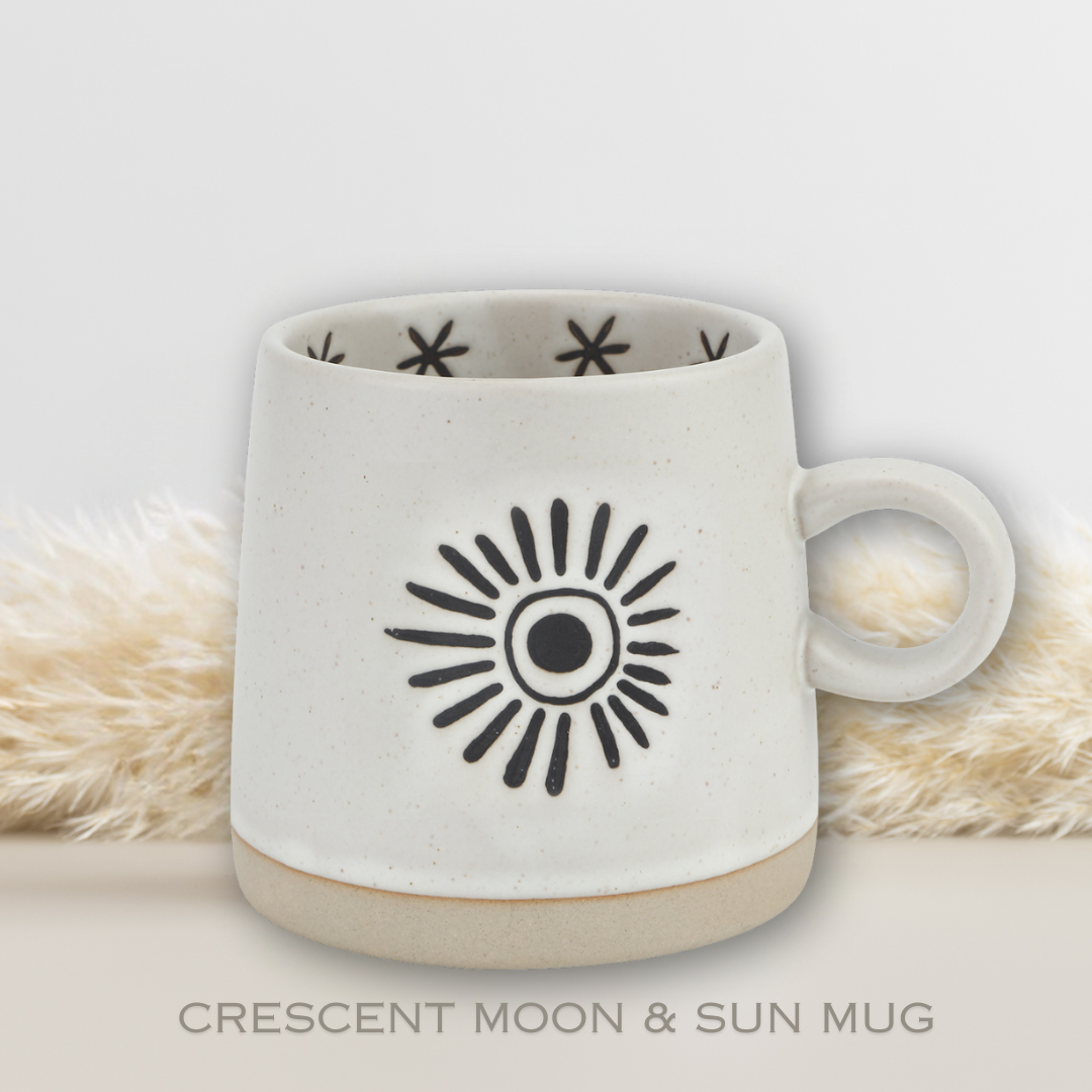 Crescent Moon & Sun Mug