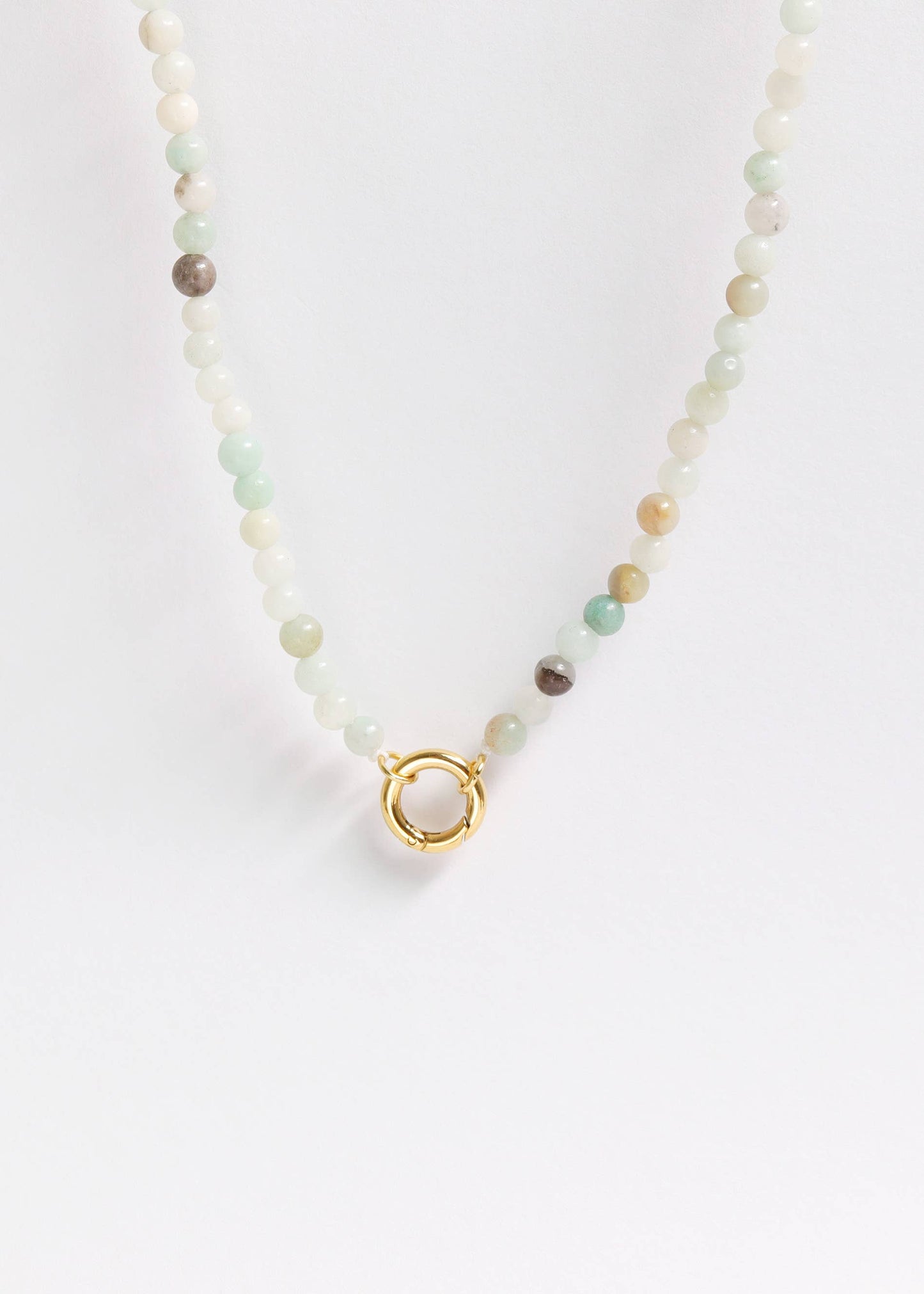 Charm Bar - Natural Stone Charm Keeper Necklace